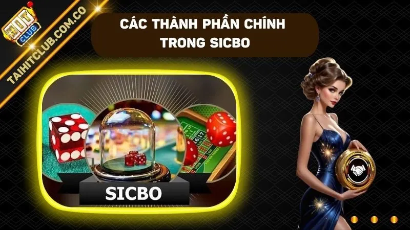 Dụng cụ chính thường xuất hiện trong trò chơi Sicbo