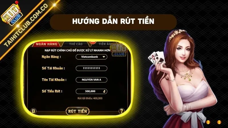 Rút tiền ra khỏi tài khoản dễ dàng